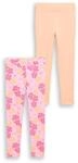 TOM TAILOR M&auml;dchen Basic Leggings im 2-er Pack, orange, Uni, Gr. 110