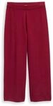 TOM TAILOR M&auml;dchen Cozy Wide Leg Strickhose, rot, Uni, Gr. 152