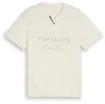 TOM TAILOR Herren Henley T-Shirt im Used-Look, braun, Uni, Gr. XXL