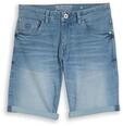 TOM TAILOR Herren TTMARVIN STRAIGHT Jeans Shorts mit Stretch, blau, Uni, Gr. 30