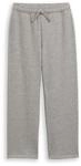 TOM TAILOR M&auml;dchen Wide Leg Hose in Glitzer-Optik, grau, Meliert, Gr. 152
