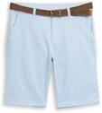 TOM TAILOR Herren Regular Chino Shorts mit G&uuml;rtel, blau, Uni, Gr. 36