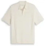 TOM TAILOR Herren Strick-Poloshirt aus Baumwolle, braun, Uni, Gr. XXL