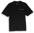 TOM TAILOR DENIM Herren Relaxed Fit Poloshirt aus Baumwolle, schwarz, Uni, Gr....