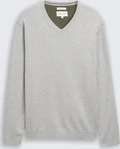 Tom Tailor 1039811_14427, TOM TAILOR Herren Strickpullover mit V-Ausschnitt aus