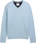 Tom Tailor 1039811_38676, TOM TAILOR Herren Strickpullover mit V-Ausschnitt aus