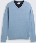 Tom Tailor 1039811_39872, TOM TAILOR Herren Strickpullover mit V-Ausschnitt aus