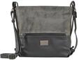 TOM TAILOR Damen TTELIN M Umh&auml;ngetasche mit Material-Mix, schwarz, Uni, Gr. ONESIZE
