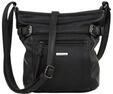 TOM TAILOR Damen TTJUNA Umh&auml;ngetasche mit G&uuml;rtelelement, schwarz, Uni, Gr. ONESIZE