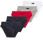 TOM TAILOR Herren Slips aus Baumwolle im 5er-Pack, blau, Uni, Gr. L/6