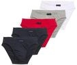 TOM TAILOR Herren Slips aus Baumwolle im 5er-Pack, wei&szlig;, Uni, Gr. L/6