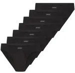 TOM TAILOR Herren Slips aus Baumwolle im 7er-Pack, schwarz, Uni, Gr. L/6