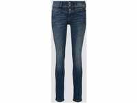 TOM TAILOR Damen Alexa Slim Jeans mit Bio-Baumwolle, blau, Gr. 28/30