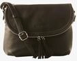 TOM TAILOR Damen TTLARI Umh&auml;ngetasche mit Quasten-Detail, schwarz, Uni, Gr. ONESIZE