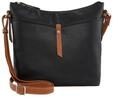 TOM TAILOR Damen TTNOVARA M Umh&auml;ngetasche mit Au&szlig;enfach, schwarz, Uni, Gr. ONESIZE