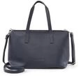 TOM TAILOR Damen TTMARLA Shopper mit kleiner Logo-Pr&auml;gung, blau, Uni, Gr. ONESIZE