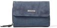 TOM TAILOR Damen TTELIN Portemonnaie mit Logo-Applikation, blau, Uni, Gr. ONESIZE