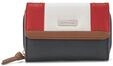 TOM TAILOR Damen TTJUNA Portemonnaie mit Colour-Blocking, blau, Colour Blocking, Gr.