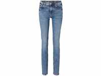 TOM TAILOR Damen Alexa Straight Jeans mit Bio-Baumwolle, blau, Uni, Gr. 30/30