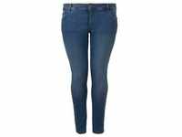 TOM TAILOR Damen Plus - Skinny Jeans, blau, Gr. 46