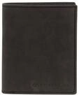 TOM TAILOR Herren TTRON Brieftasche aus Leder, schwarz, Uni, Gr. ONESIZE