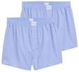 TOM TAILOR Herren Boxershorts aus Baumwolle im 2er-Pack, blau, Uni, Gr. L/6