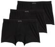 TOM TAILOR Herren Kurze Boxershorts im 3er-Pack, schwarz, Uni, Gr. M/5