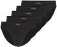 TOM TAILOR Herren Slips aus Baumwolle im 5er-Pack, schwarz, Uni, Gr. M/5