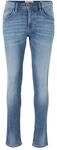 TOM TAILOR DENIM Herren TTCULVER SKINNY Jeans, blau, Uni, Gr. 30/34
