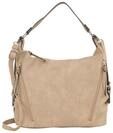 TOM TAILOR Damen TTCAIA Schultertasche mit Rei&szlig;verschluss-Details, grau, Uni, Gr.