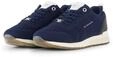 TOM TAILOR Damen Sneaker mit Mesh-Einsatz, blau, Uni, Gr. 39