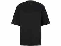 TOM TAILOR DENIM Herren Oversized T-Shirt, schwarz, Uni, Gr. XL