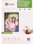 G&G Ultra-Premium Fotopapier 20 Blatt DIN-A4 hochgl&auml;nzend 260g
