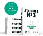 Steinbeis No.3 Recyclingpapier A4, 80g/m2, 2.500 Blatt