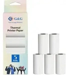 5 x 90 G&G Thermopapier-Etiketten 57mm x 30mm Gr&ouml;&szlig;e