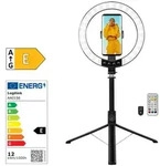 Logilink Smartphone-Ringlicht mit Selfie-Stick-Stativ