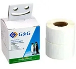 2x 130 G&G Etiketten -DOPPELPACK- kompatibel zu Dymo 99010/ s0722370