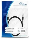 Netzwerk-Patch-Kabel CAT6, RJ45, schwarz, 2m von MediaRange MRCS125