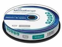 MediaRange DVD+R DoubleLayer Rohlinge-Spindel, 240Min./ 8,5GB/ 8x Inhalt: 10 DVD