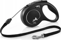 flexi Hundeleine New Classic Seil schwarz, Gr. M 8m, L&auml;nge: ca. 8 m