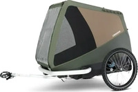 Croozer Hunde-Fahrradanh&auml;nger Dog Tammo moss green, Ma&szlig;e: ca. 100 x 54 cm, R&auml;der: