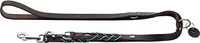 HUNTER Hundeleine Solid Education Cord dunkelbraun/t&uuml;rkis, Breite: ca. 20 mm,