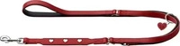 HUNTER F&uuml;hrleine Love rot/schwarz, Gr. 18/200, Breite: ca. 18 mm, L&auml;nge: ca....
