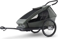 Croozer 121000925, Croozer Kid Ellma 2 Kinderanh&auml;nger Moss Green 2 Sitzer