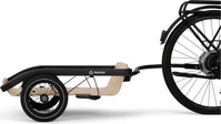Hamax HAM400702, HAMAX Lastenanh&auml;nger Venture+ mit Holzwanne Natur-Schwarz