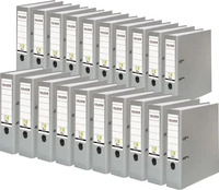 Falken F, 20 St&uuml;ckalken Ordner Vegan, mit Einsteckschild, 230 g/m&sup2;, DIN A4, RB 80