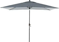 doppler Sonnenschirm myZone Auto Tilt 300 x 200 cm, HV, Blockstreifen anthrazit