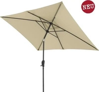 doppler Sonnenschirm LIFE 250 x 200 cm, sand beige