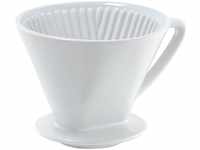 cilio 104943, cilio Kaffeefilter aus Keramik, weiß, Gr. 4