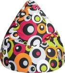 Sitzsack Malibu L, 70 x 90 cm, orange
